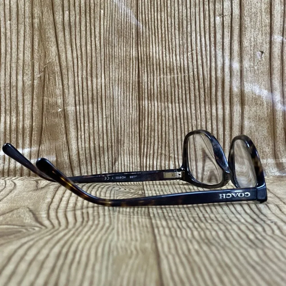 Coach HC6103 Eyeglasses Frames Dark Tortoise 52-16-140 Women w/ Case FRAMES ONLY